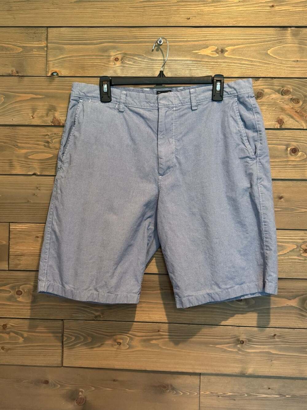 J.Crew Club Men's Micro-Check Cotton Shorts Size 35W 11L